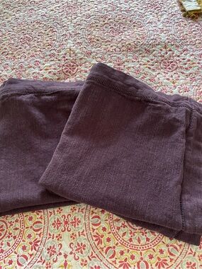 Ralph Lauren huge linen shams PURPLE!!